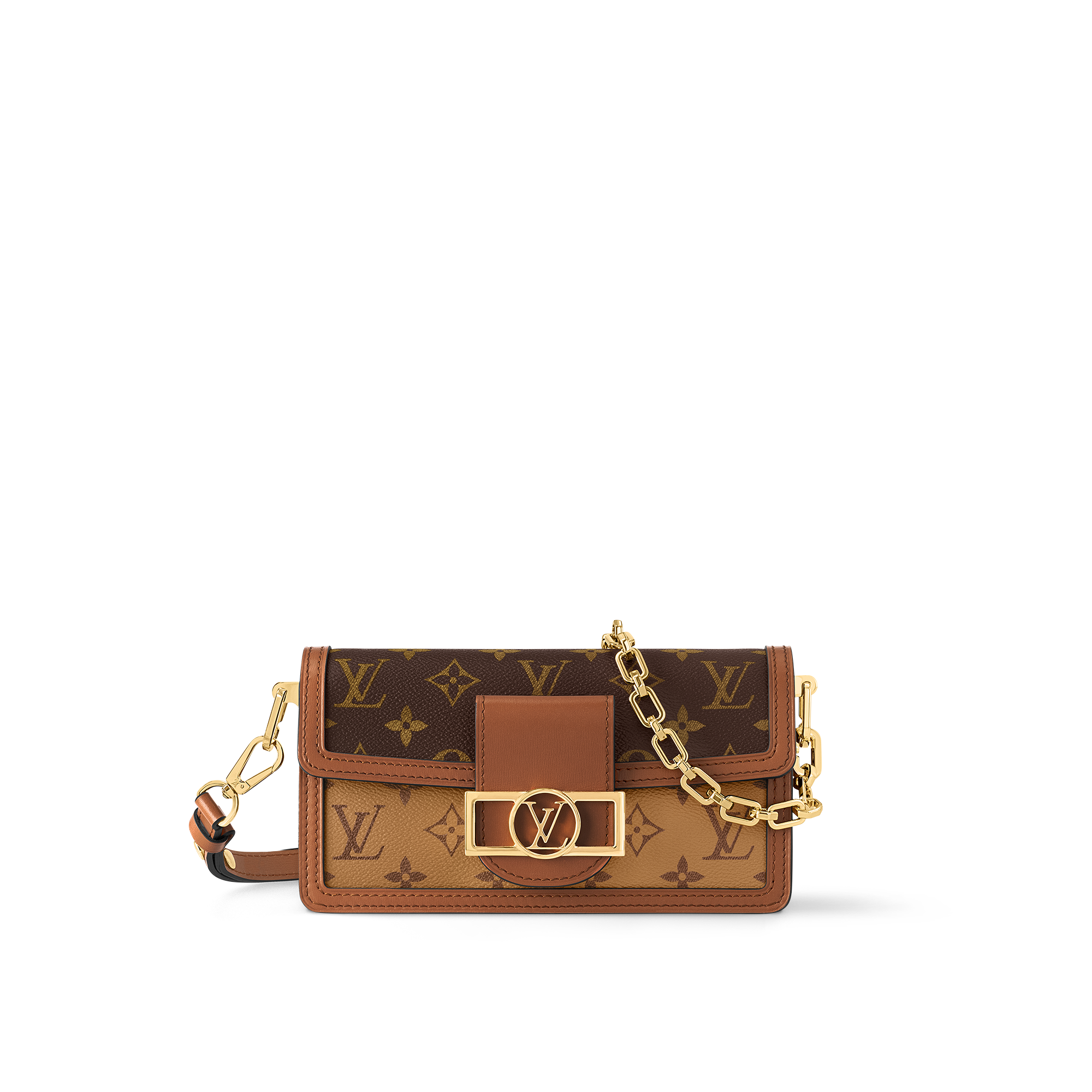 Dauphine East West Monogram Reverse Canvas - Handbags | LOUIS VUITTON